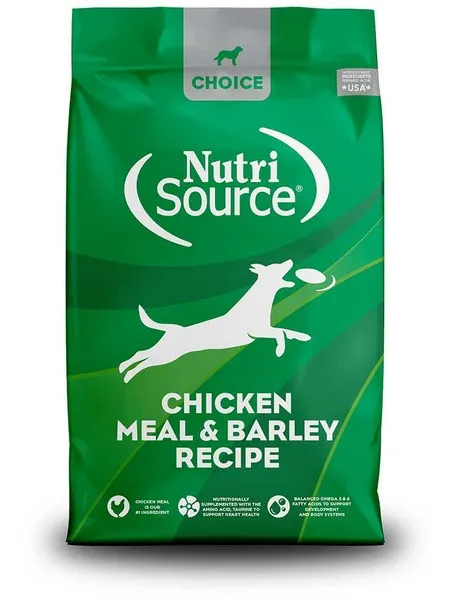 30 Lb Nutrisource Choice Chicken Meal & Barley Dog Food - Health/First Aid